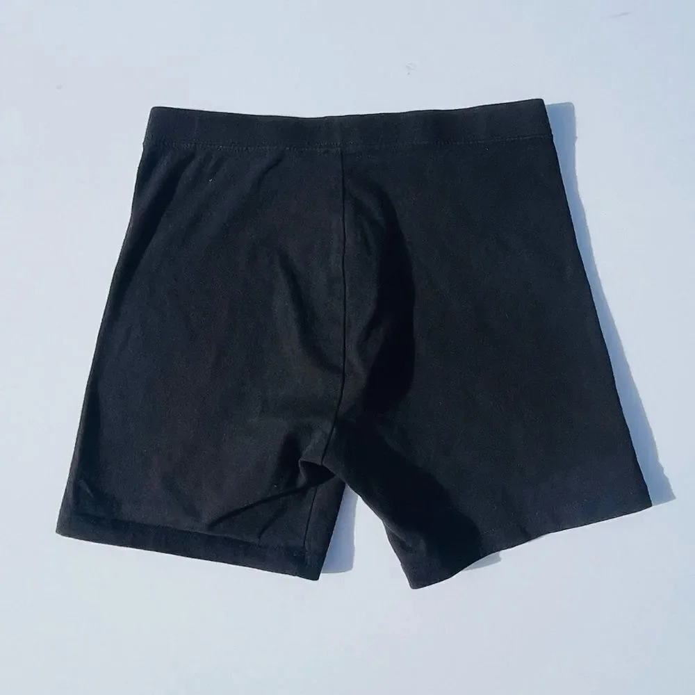 🔥4/$25 Girls Cart Wheel Shorts Black, 10/12